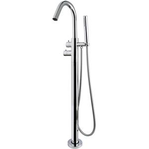 Wiesbaden Caral Thermostatische Badmengkraan - Vrijstaand - Chroom