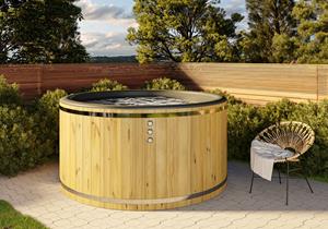 FinnTherm Stockholm bubbelbad met elektrische verwarming