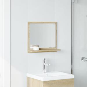 VidaXL Badkamerspiegelkast 40x11x37 cm bewerkt hout sonoma eikenkleur