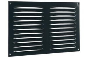 GYZS Alu schoepenrooster 320x220mm antraciet