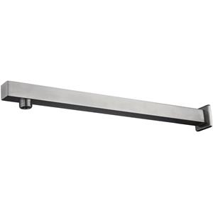Wiesbaden 304 Douchearm met Muurbevestiging - Vierkant - 40cm - RVS