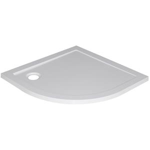 Xellanz Luxe Douchebak - SMC - 1/4 - Rond - 90x90x4cm - Inbouw - Wit