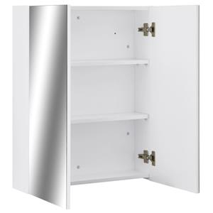 VidaXL Badkamerspiegelkast 60x15x75 cm MDF wit
