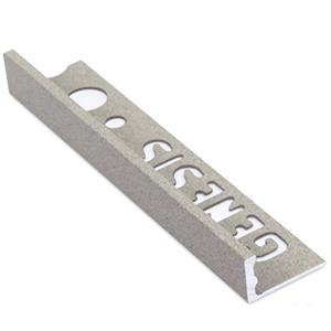 Genesis – Tegelprofiel - Aluminium - Graniet Look – Grijs - 10mm