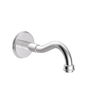 Tres Kraanhals  Clasic Inbouw Uitloop 21 cm Chroom
