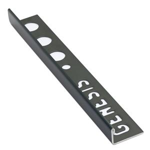 Genesis – Tegelprofiel Rvs – Recht – Mat Zwart – 10 Mm