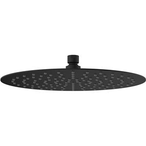 Wiesbaden Ufo Hoofddoucahe - Rond - 30cm - Mat Zwart