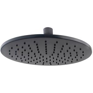 Wiesbaden Caral Hoofddouche - Rond - 25x0.8cm - Mat Zwart