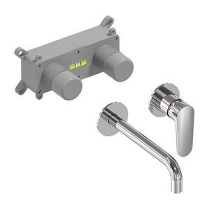 MAY Inbouw Wastafelmengkraan  Forma Eenhendel Incl. Inbouwbox Chroom