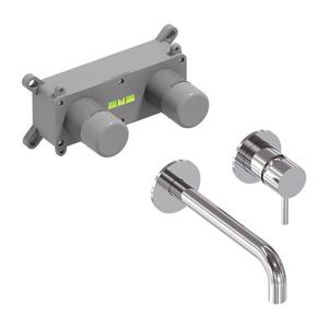 MAY Inbouw Wastafelmengkraan  Stilo Eenhendel Incl. Inbouwbox Chroom