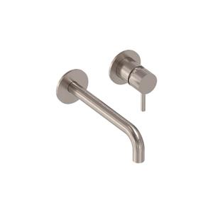 MAY Inbouw Wastafelmengkraan  Stilo Geborsteld Nickel PVD