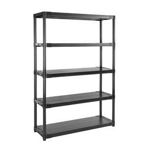 Grossfillex Grosfillex Opbergrek Workline 3.0 Pvc Met 5 Legborden Zwart 120cm