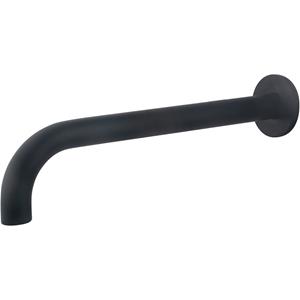 Wiesbaden Baduitloop - Rond - 30cm - 1/2inch - Mat Zwart