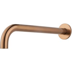 Wiesbaden Baduitloop - Rond - 30cm - 1/2inch - Geborsteld Brons Koper