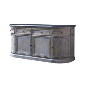 Tikamoon  Eiken meubel met dubbele wastafel 180 cm Louise