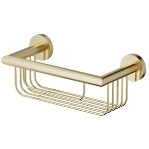 BES LED Doucherek - Douchemand - Leoni Rimbo - 30cm - RVS - Geborsteld Goud