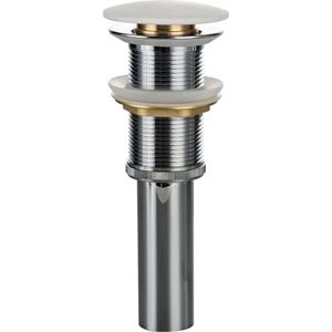 Aquazuro Wastafelplug Pop-up 190x66x31mm Rvs Mat Wit