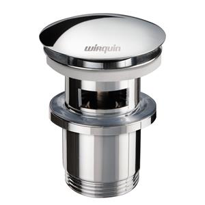 Wirquin Afvoerplug 73-92mm Met Clickwaste En Overloop Chroom