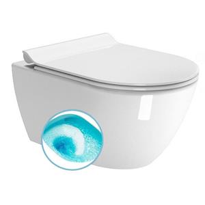 Sapho Wand Toilet Swirlflush  Pura 36x55 cm ExtraGlaze Wit