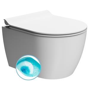 Sapho Wand Toilet Swirlflush  Pura 35x46 cm Mat Wit