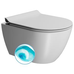 Sapho Wand Toilet Swirlflush  Pura 36x50 cm Mat Wit