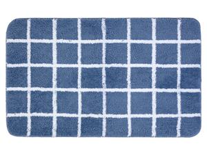 Livarno home Badmattenset (Badmat zonder toiletuitsparing, Blauw/wit)