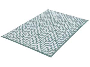Kleine wolke badmat Botany, verschillende maten, van katoen, met hoog-laag-effect (60 x 90 cm, Groen)