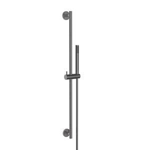 Wiesbaden Glijstangset  Remi Met Staafhanddouche 1 Stand 150 cm Gunmetal