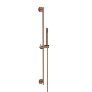 Wiesbaden Glijstangset  Remi Met Staafhanddouche 1 Stand 150 cm Geborsteld Brons Koper