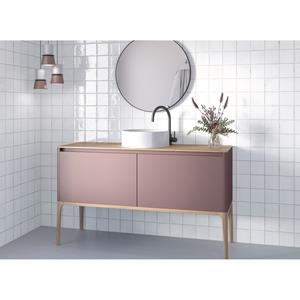 Praxis Wandtegel Zellige - Wit – Glanzend - 12x12 Cm – 8,5 Mm - 0,55 M²