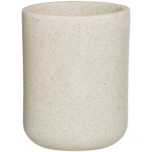Leen Bakker Tandenborstelhouder Terrazzo - beige - 9,7xØ7,6 cm