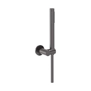 MAY Handdoucheset  Staaf Handdouche, Verstelbare Wandsteun en Smooth Doucheslang 125 cm Geborsteld Carbon Black PVD