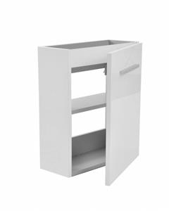 Aqua Splash Fonteinkast Luna L/R 1 Deur 40X21 Wit 