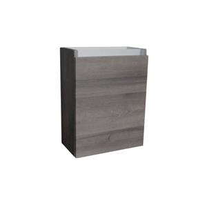Sanilux Fonteinkast  Aluminium Greeplijst Century Oak Scharnier Rechts 52x40x22 cm 