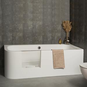Xenz Go inloop douchebad 180x80 cm rechts wit