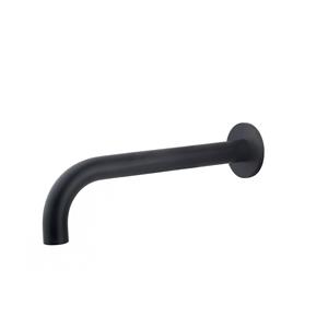 Boss & Wessing AQS Wastafelkraan Uitloop Rond 26 cm Mat Zwart 