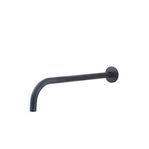 Boss & Wessing AQS Wastafelkraan Fit Rond 18 mm Uitloop 30 cm Mat Zwart 