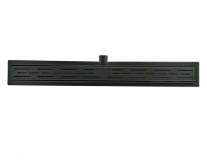 L'aqua Classic 80 RVS douchegoot Mat zwart