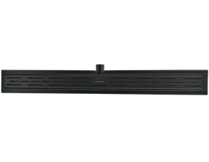 L'aqua Classic 90 RVS douchegoot Mat zwart