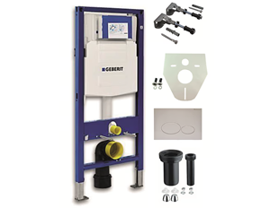 Geberit UP-320 inbouwreservoir + drukplaat wit