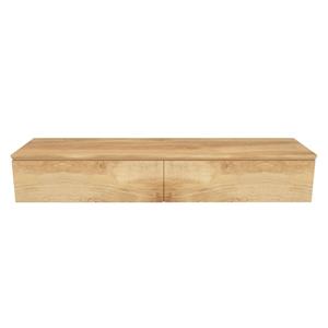 Arcqua Onderkast Living natural oak 180x30 cm 2 lade