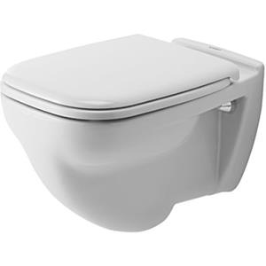 Duravit D-Code hangend toilet vlakspoel wit glans
