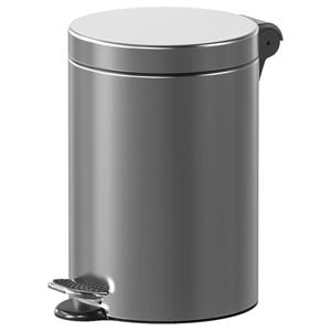 PULSIVA Pedaalemmer Topas mat; 3000ml, 17x26 cm (ØxH); zilver