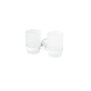Haceka Bekerhouder Rondi Dubbel Glas Wit