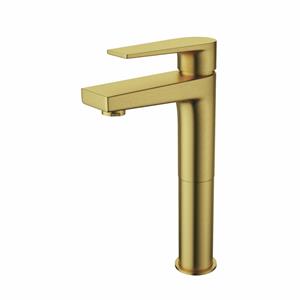 Boss & Wessing Wastafelkraan BWS | Colorato Ensy | Verhoogd | Geborsteld Goud