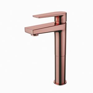Boss & Wessing Wastafelkraan BWS | Colorato Ensy | Verhoogd | Geborsteld Koper