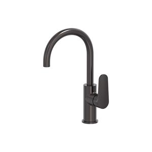 MAY Wastafelmengkraan  Forma Opbouw met Draaibare Uitloop Geborsteld Carbon Black PVD