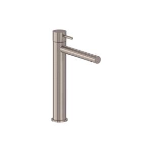 MAY Wastafelmengkraan  Stilo Opbouw Model L Geborsteld Nickel PVD