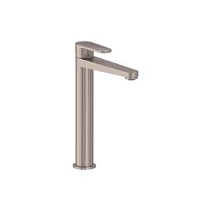 MAY Wastafelmengkraan  Forma Opbouw Model L Geborsteld Nickel PVD