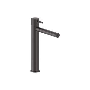 MAY Wastafelmengkraan  Stilo Opbouw Model L Geborsteld Carbon Black PVD